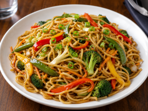 veggie stri fry noodles