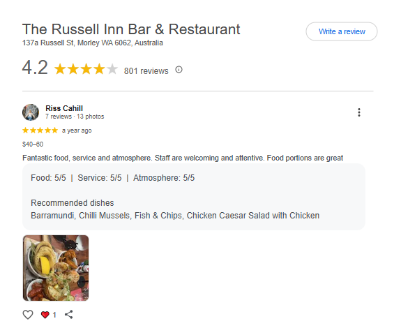 russell inn review